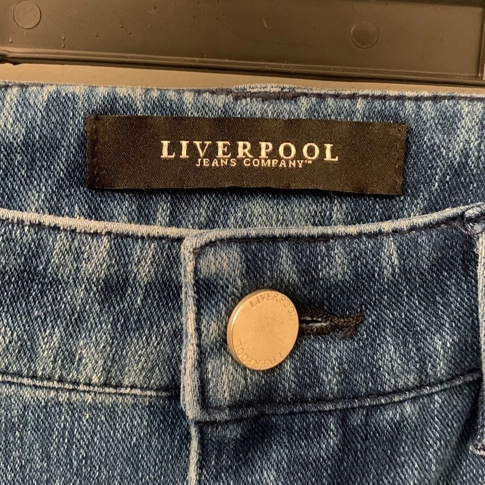 NWOT Liverpool Jean Company dark wash skinny jeans